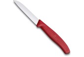 Couteau à légumes Victorinox SwissClassic, manche rouge, lame inox de 8 cm
