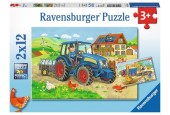 Ravensburger Puzzle Sur le chantier 2x12 pièces
