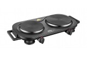 Plaque de cuisson double Elta 2000 Watt noir