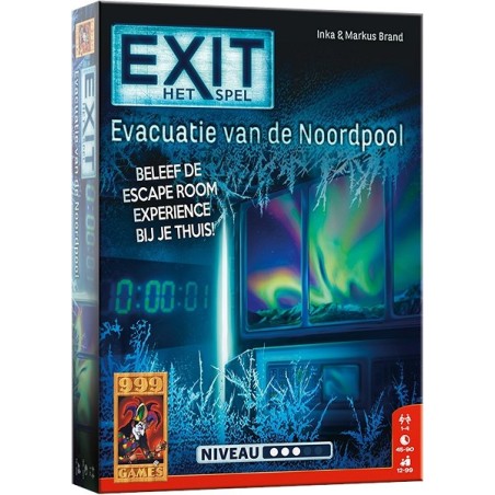 999 Games EXIT - Jeu de société Évacuation du Pôle Nord