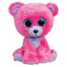 Lumo Stars Câlin Ours Framboise 24cm