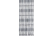 Rideau anti-mouches Perla 90x220cm gris en PVC