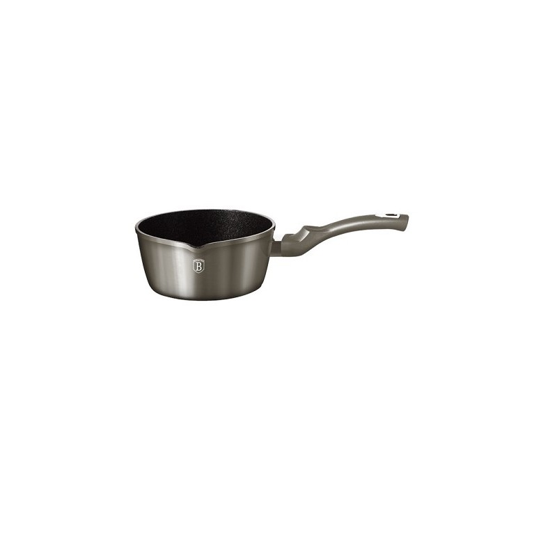 BerlingerHaus Carbon Line Steelpan met Tuit Ø16cm Aluminium ook inductie