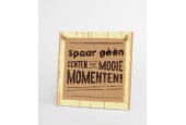 Paperdreams Wooden Sign - Spaar Geen Centen