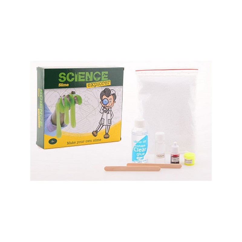 John Toy Science Explorer Fabriquez votre propre slime néon avec des boules en mousse
