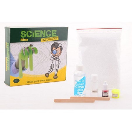 John Toy Science Explorer Fabriquez votre propre slime néon avec des boules en mousse