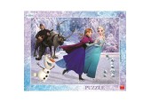 Puzzle cadre Dino Frozen Skating 40pcs