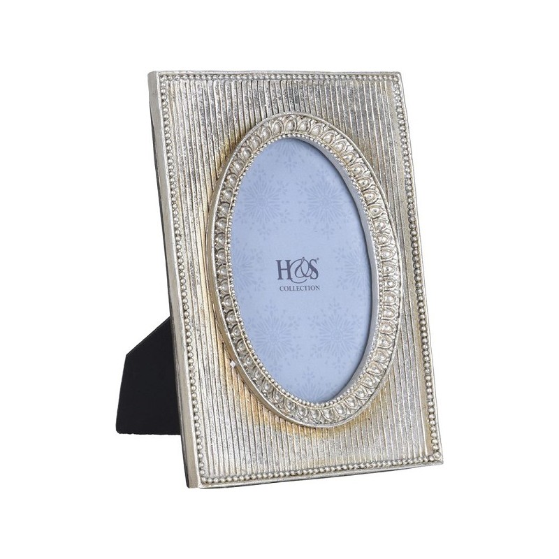 Cadre photo 21cm Argent Champagne