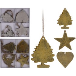 Déco suspendue Ensemble aluminium 4 pcs