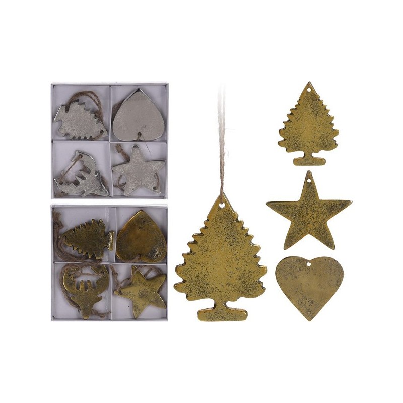 Déco suspendue Ensemble aluminium 4 pcs