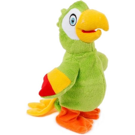 Looppapegaai met stem 20cm incl batterijen