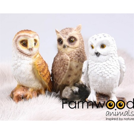Statue de jardin Farmwood Animals Hibou 13 cm