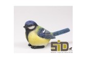 Tuinbeeld Vogel koolmeesje M 15,5x6,5x8,5cm