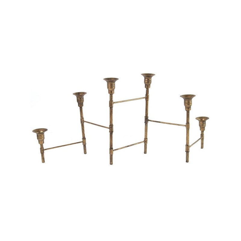 Countryfield Kandelaar 68x30cm goud metaal