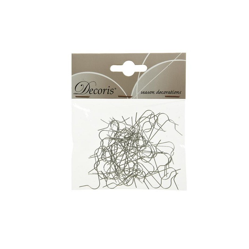 Decoris crochets pour sapin de Noël 50 dans un sachet 4cm