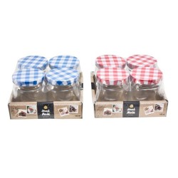 Jampot Weckpot 100ml 5,5x6,5 Cm Pak A 4 Stuks