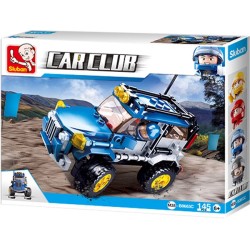 Sluban Carclub Offroad jeep - Blauw