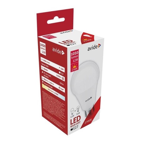 Avide LED globe lamp E27 12W 2700K extrawarmwit 1050 lumen A+