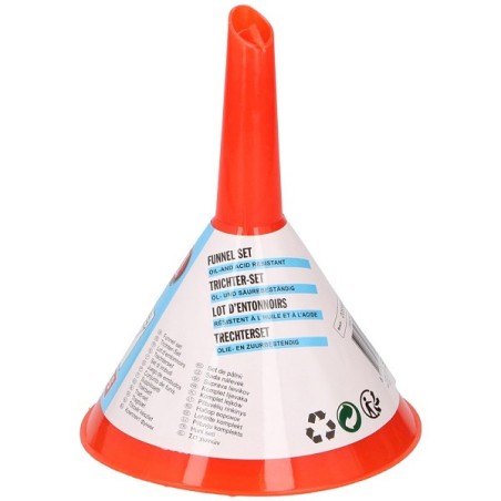 pEnsemble d'entonnoirs 4 pièces 12/9,5/7/5 cm/p
