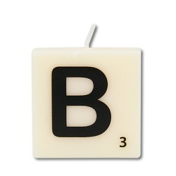 Paperdreams Lettre Bougie lettre B, lot de 4