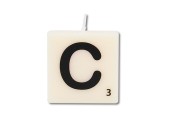 Paperdreams Letter Kaarsje letter C, set van 4