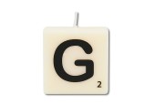 Paperdreams Letter Kaarsje letter G, set van 4