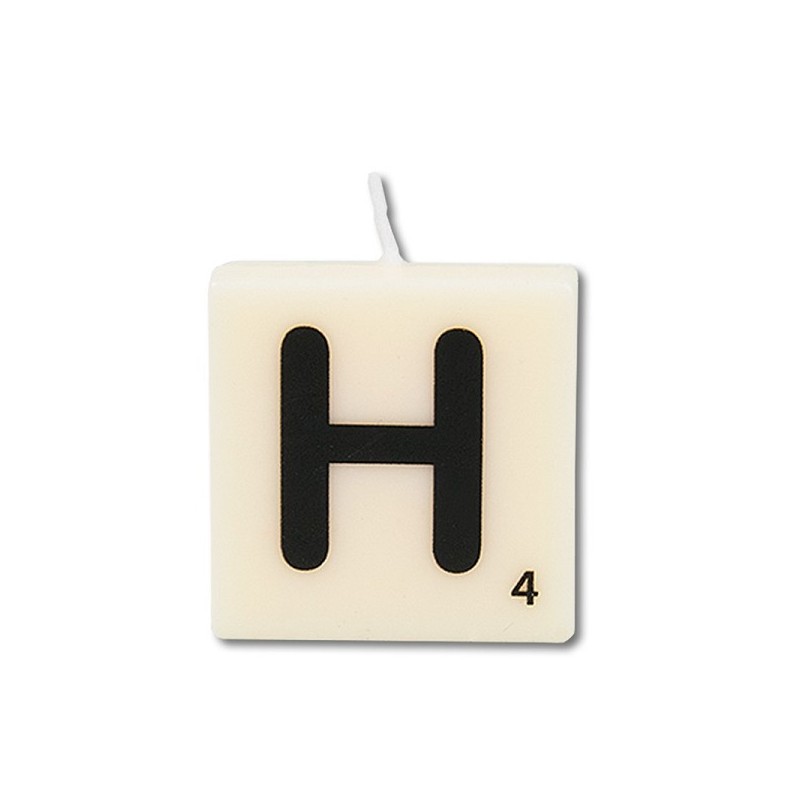 Paperdreams Letter Kaarsje letter H, set van 4