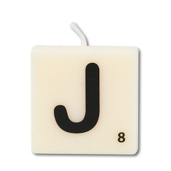Paperdreams Lettre Bougie lettre J, lot de 4