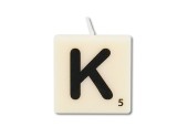 Paperdreams Letter Kaarsje letter K, set van 4
