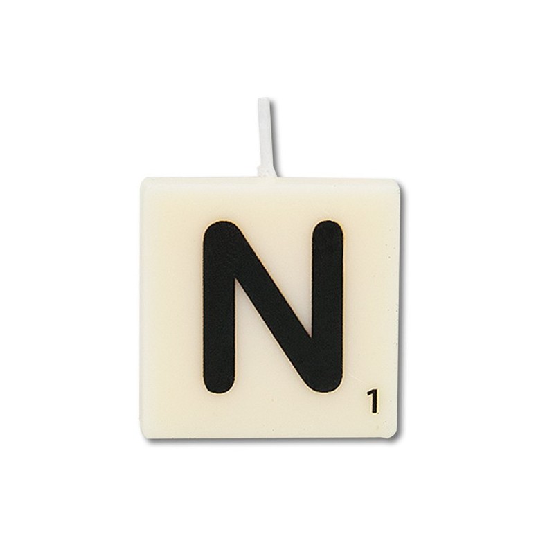 Paperdreams Letter Kaarsje letter N, set van 4