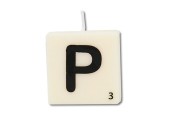 Paperdreams Letter Kaarsje letter P, set van 4