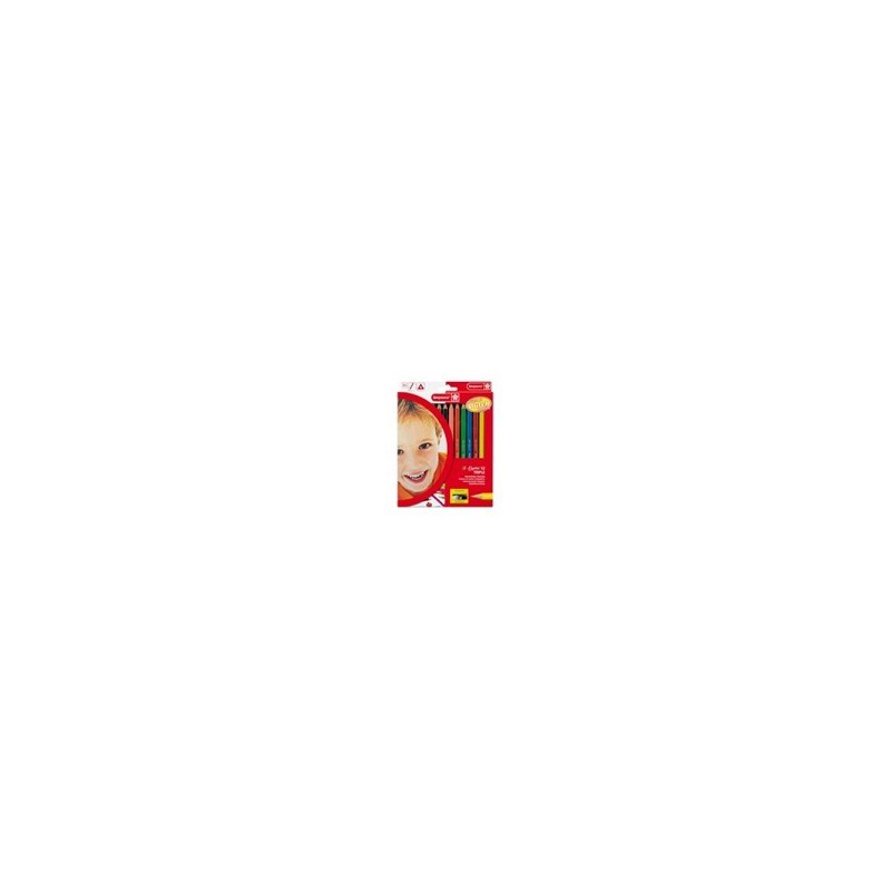 Crayons de couleur triples 3 faces Bruynzeel