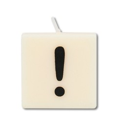 Symbole de bougie lettre Paperdreams !, lot de 4