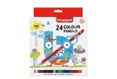 Bruynzeel 24 crayons de couleur longs