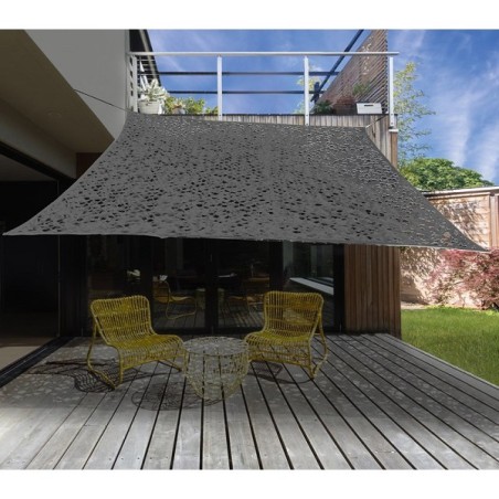 Toile d'ombrage camouflage 3x3m