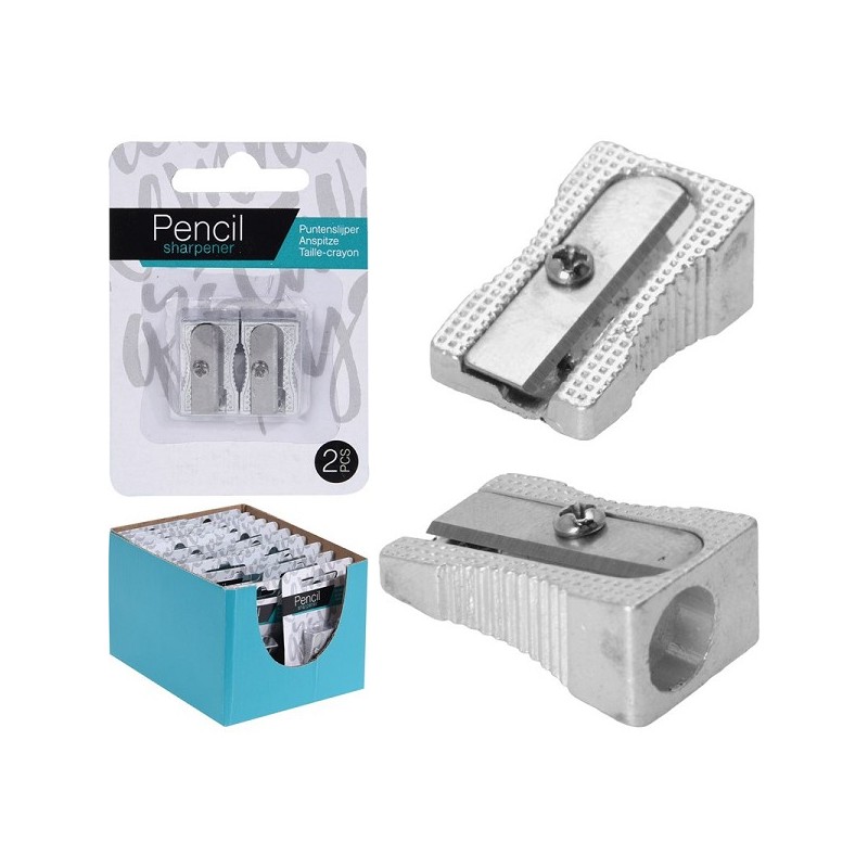 Puntenslijper set 2 stuks op kaart