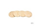 Onderzetters bamboe set a 4 Ø10cm