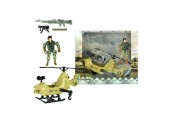Toi Toys Soldaat met helikopter en accessoires