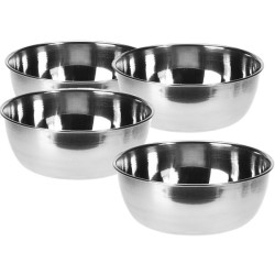 Schaaltjes RVS 11x4cm set a 4 stuks