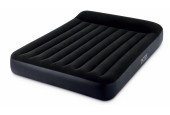 matelas gonflable classique avec repose-oreiller queen avec bip en fibre technologique (avec pompe intégrée 220-240 V) 152x203x2