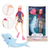 Toi Toys Lauren Tienerpop Duikster Met Glitter Dolfijn