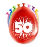 Paperdreams Ballons Chiffres - 50 ans 8 pièces 30cm