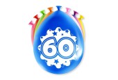 Paperdreams Ballons Chiffres - 60 ans 8 pièces 30cm