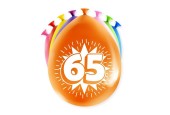Paperdreams Ballons Chiffres - 65 ans 8 pièces 30cm