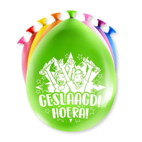 Paperdreams Party Ballonnen - Geslaagd 8 stuks 30cm
