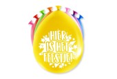 Paperdreams Party Ballonnen - Hier is 't feest 8 stuks 30cm