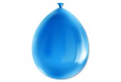 Paperdreams Party Ballonnen - Blauw metallic 8 stuks 30cm