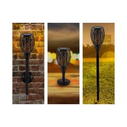 Tuinfakkel LED Solar Vlam 78cm
