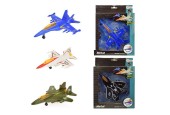 Toi Toys Avion rétractable en métal
