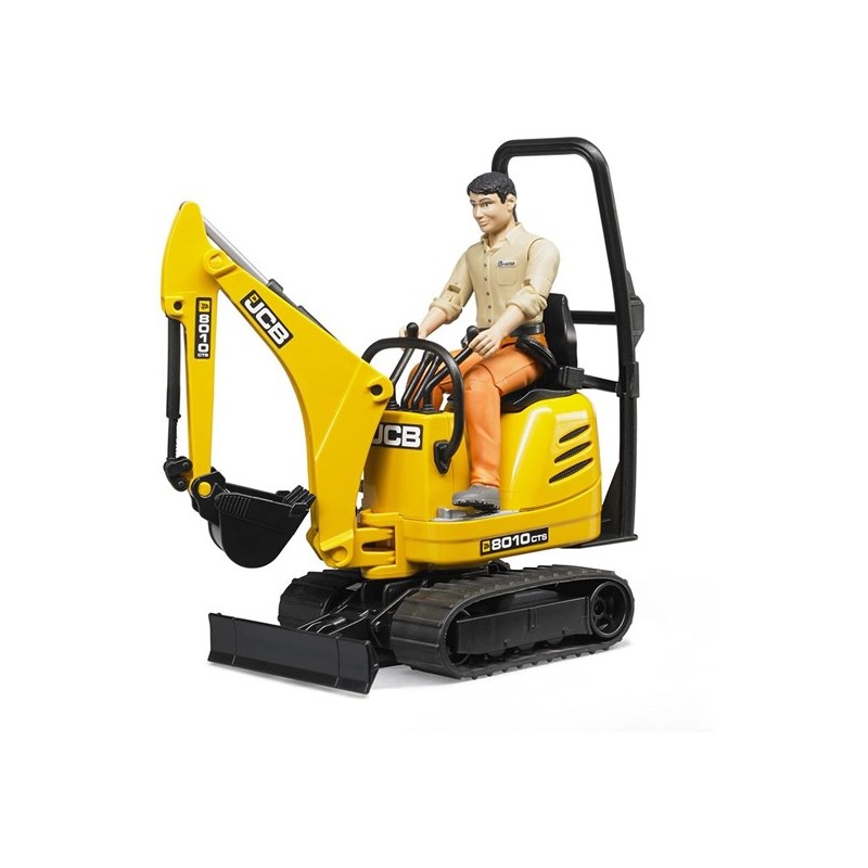 Mini-pelle Bruder JCB avec échelle opérateur : 1:16